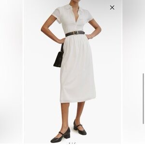 Reformation Ula midi dress,8 EUC. The details , belt not included.